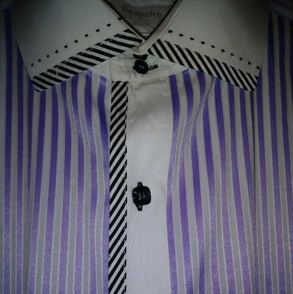 Bespoke Designer Dress Shirt - Picture 3 of 7